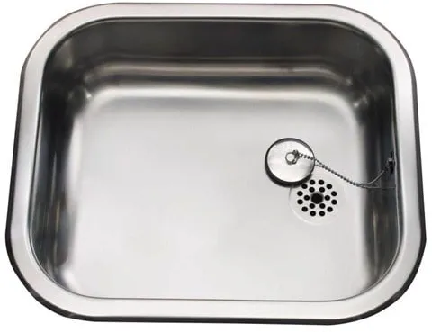 Juvel Intra juvel köksvask K400 400 x 340 mm rostfritt stål med propp